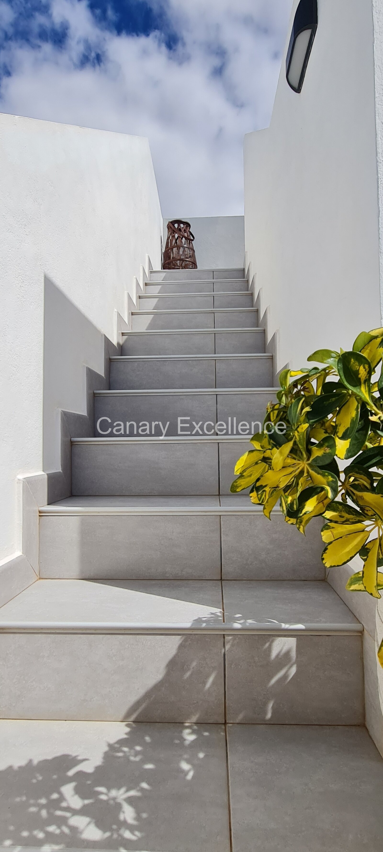 Treppe zur Dachterrasse